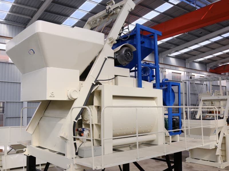 JS1000 Twin Shaft Concrete Mixer