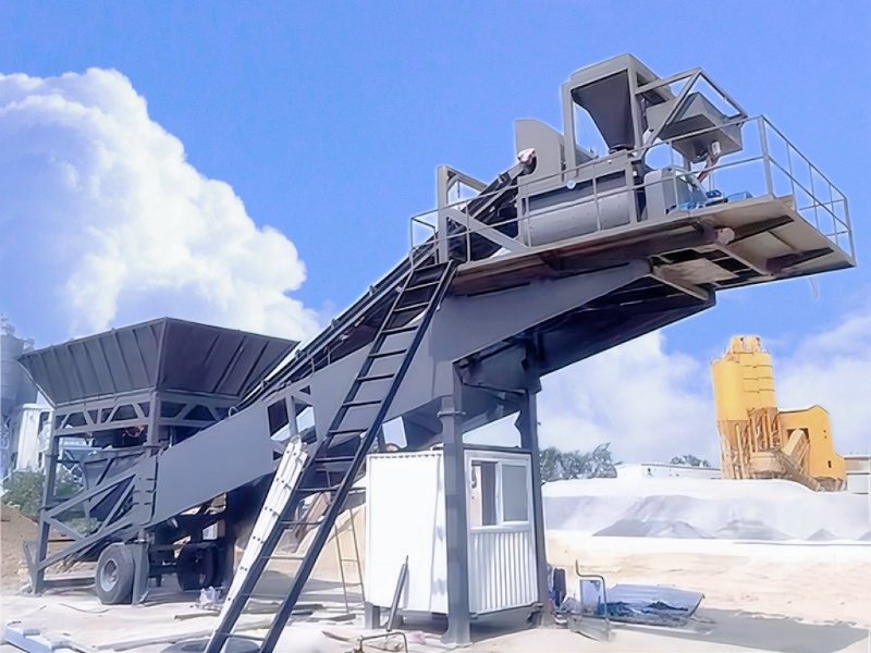 YHZS35 35m3/h Mobile Concrete Batching Plant