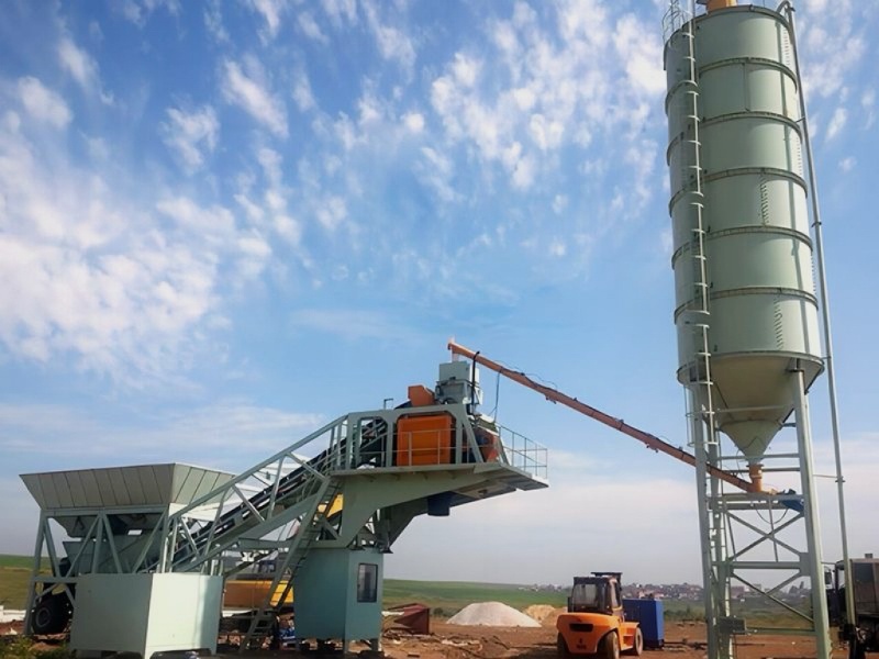 YHZS75 75m3/h Mobile Concrete Batching Plant